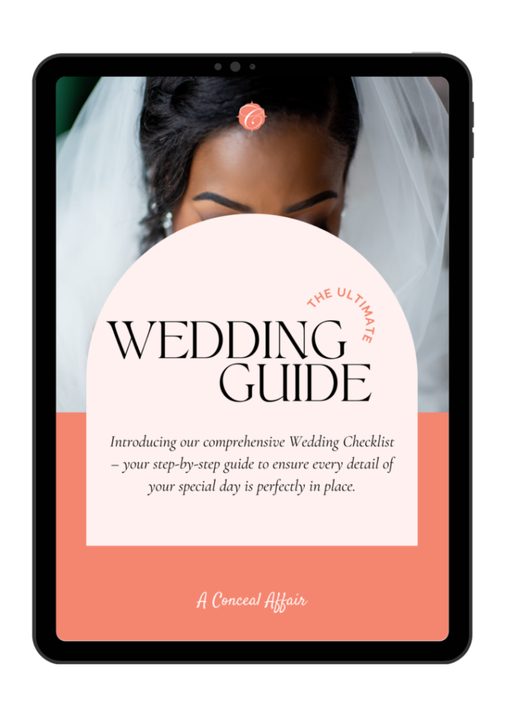 Wedding Guide A Conceal Affair 5014